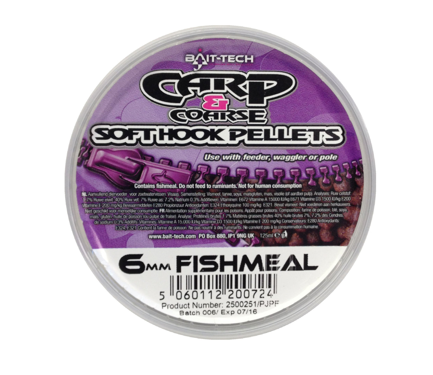 Soft Hook Pellets 6mm (90g)