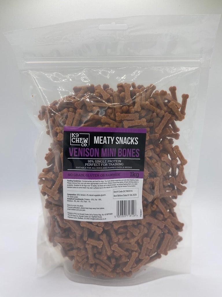 Mini Bone Training Treats 1kg