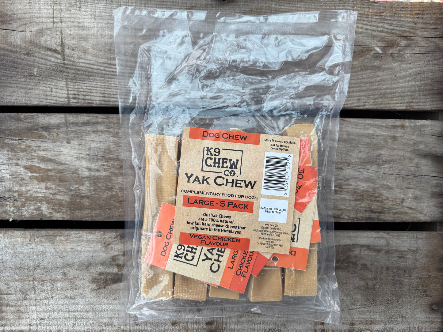 Yak Chew Chicken Flavour 5 pack