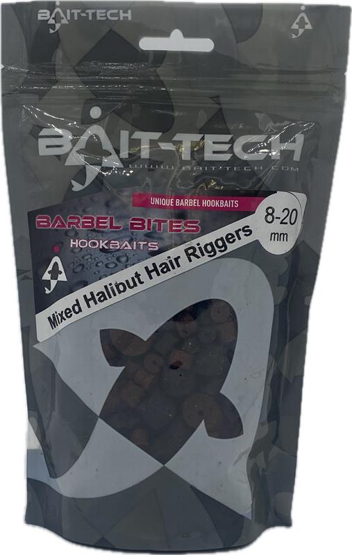 Barbel Bites Mixed Halibut Hair Riggers 