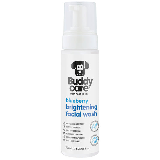 Buddycare Dog Facial Wash - Brightening Blueberry 200ml