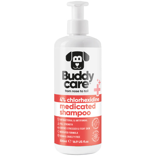 Buddycare Antiseptic Chlorhexidine Shampoo 500ml