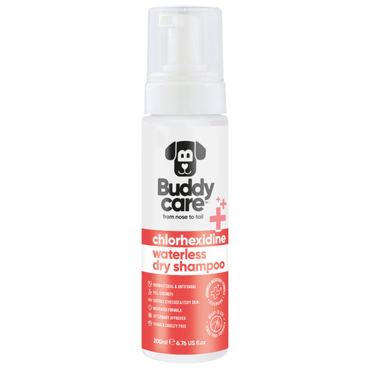 Buddycare Chlorhexidine Waterless Dry Shampoo 200ml