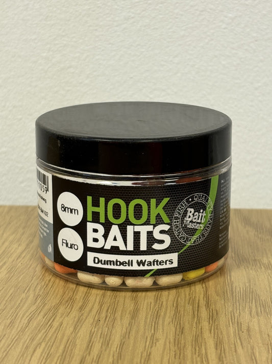 Bait Masters Fluro Dumbell Wafters 8mm (70g)