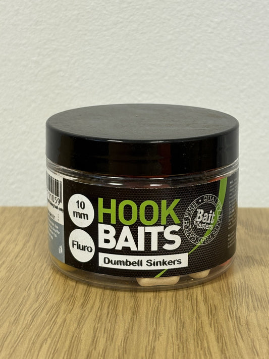 Bait Masters Fluro Dumbell sinkers 10mm (80g)