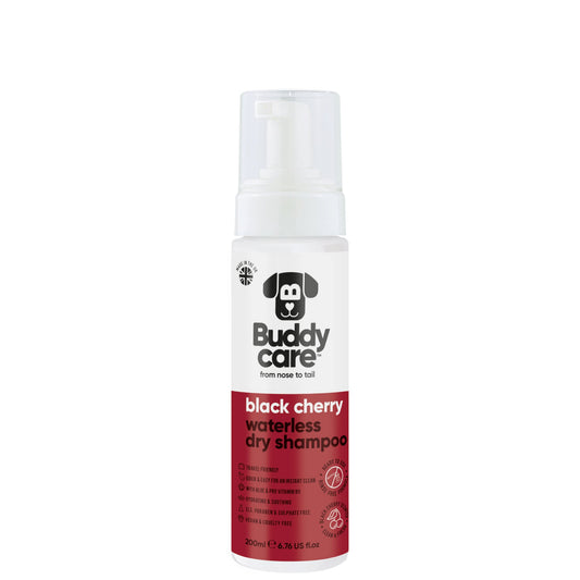Buddycare Waterless Shampoo Black Cherry 200ml