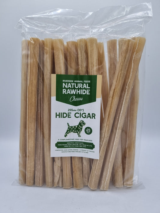 Rawhide 10" Cigars 15mm 25 pack