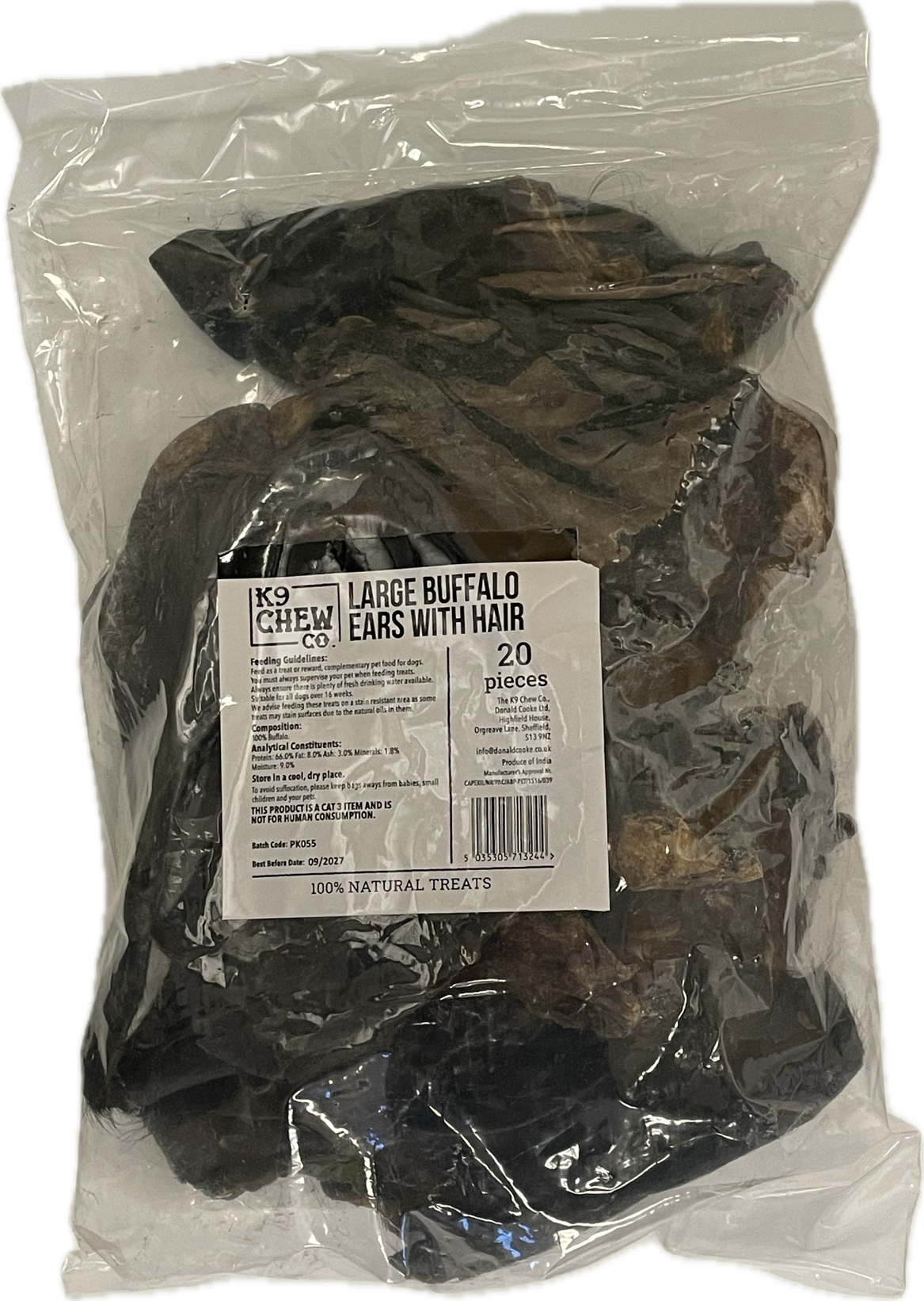 Hairy Buffalo Ears Large 20 pack