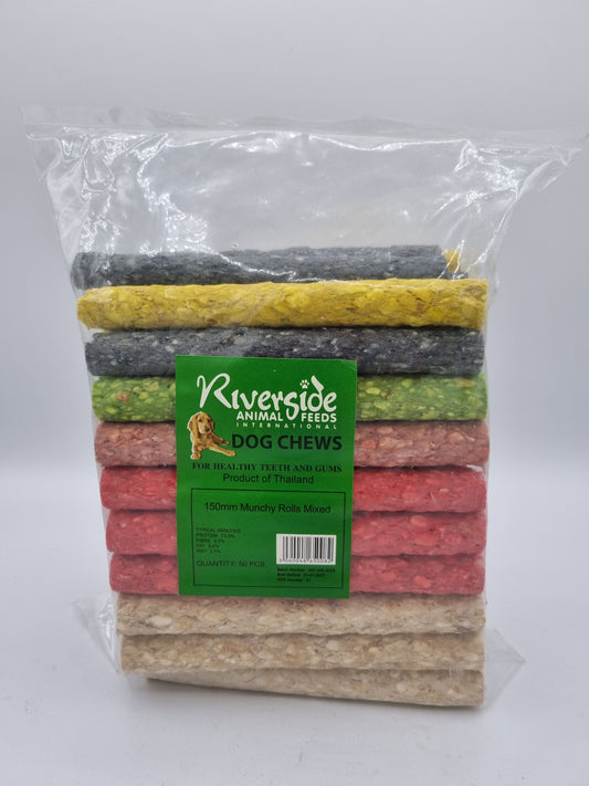 Munchy Roll 6" 18mm Asst 50 pack