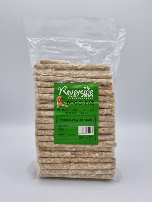 Munchy Roll 5" 9/10mm Natural 100 pack