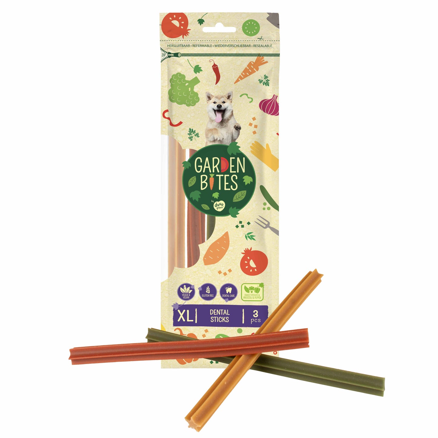 GB Bag Dental Sticks X Large 3 pack
