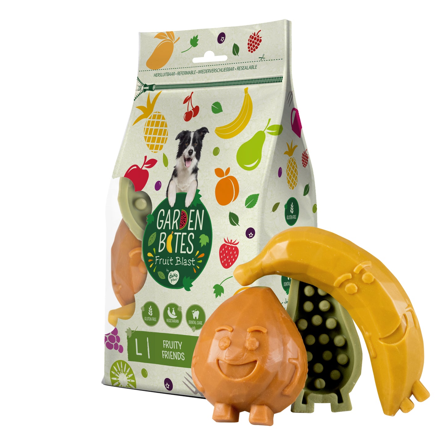 GB Bag Fruity Friends Large 3 pack