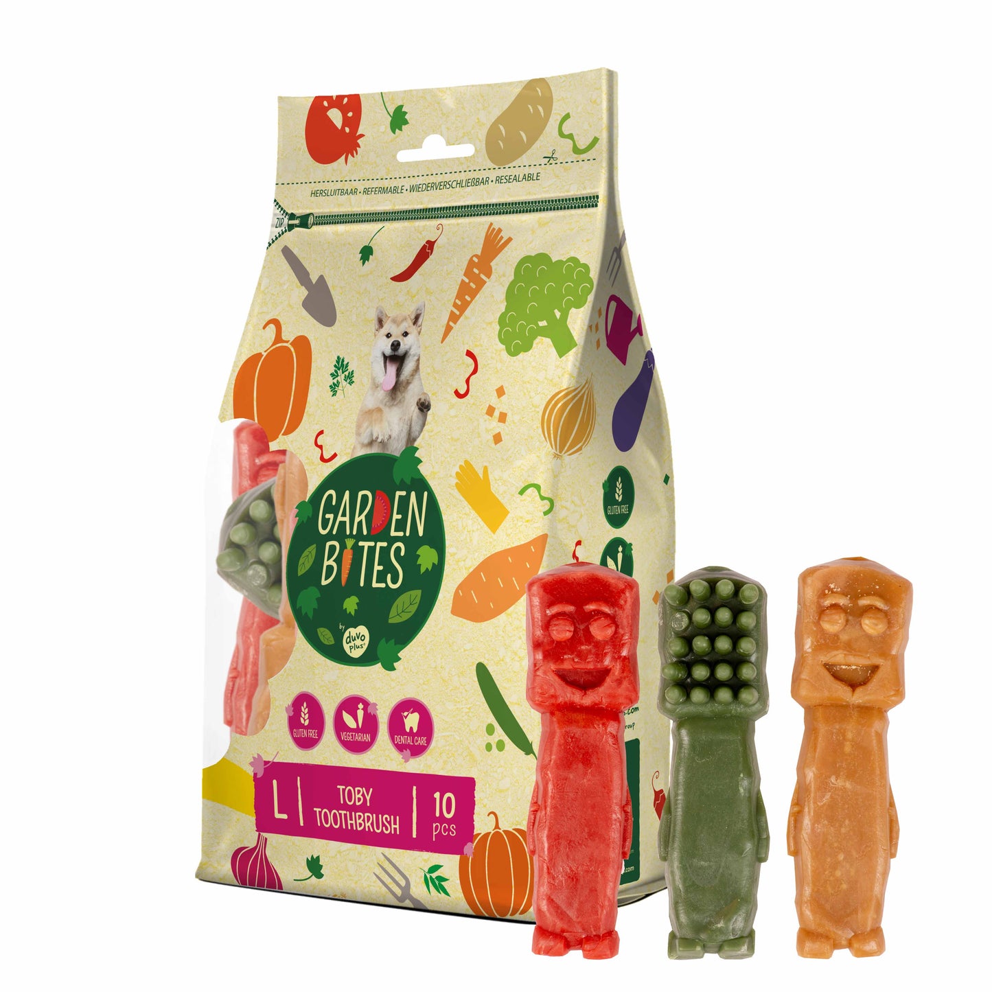 GB Bag Toby Toothbrush Large 10 pack