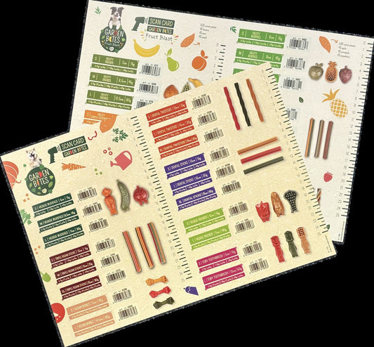 Garden Bites POS - New A3 Scan Card - all product