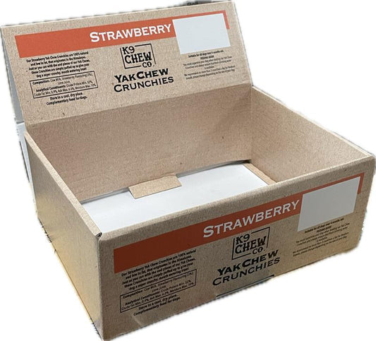 Yak Crunchies Strawberry box