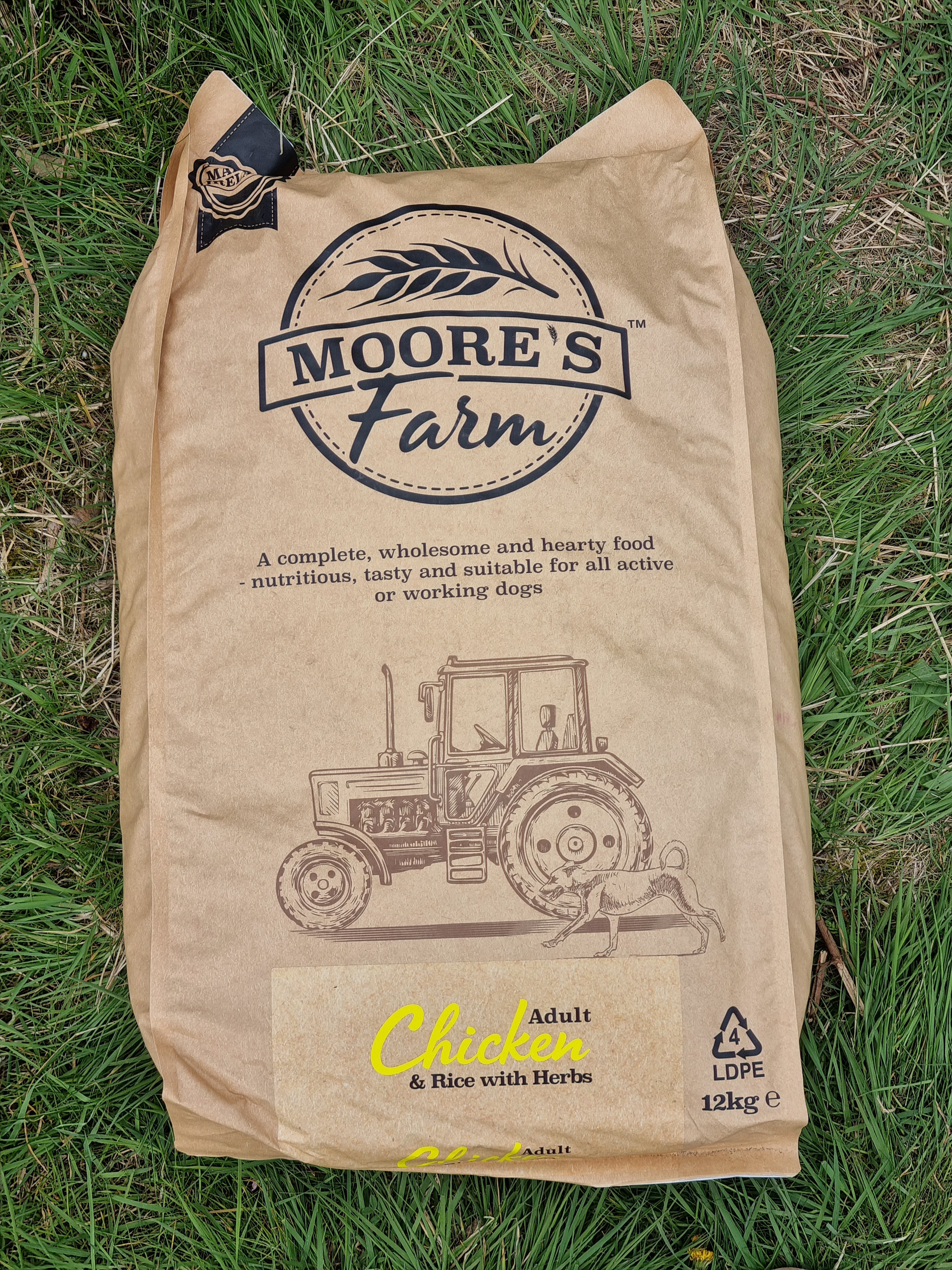Moore's Farm Adult Chicken & Rice 12kg – Donald Cooke Ltd