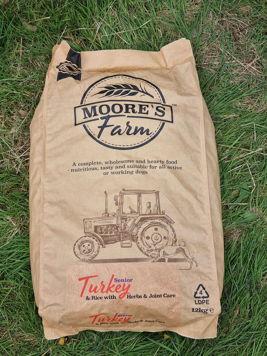 Moore's Farm Senior Turkey & Rice 12kg