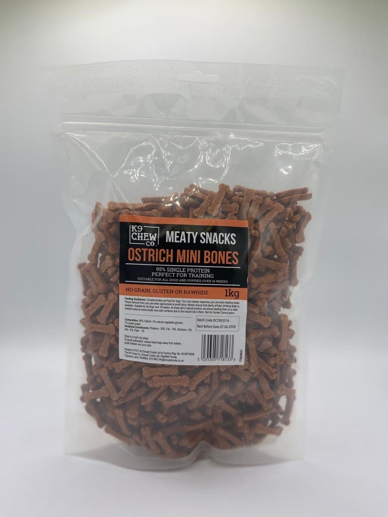 Mini Bone Training Treats 1kg