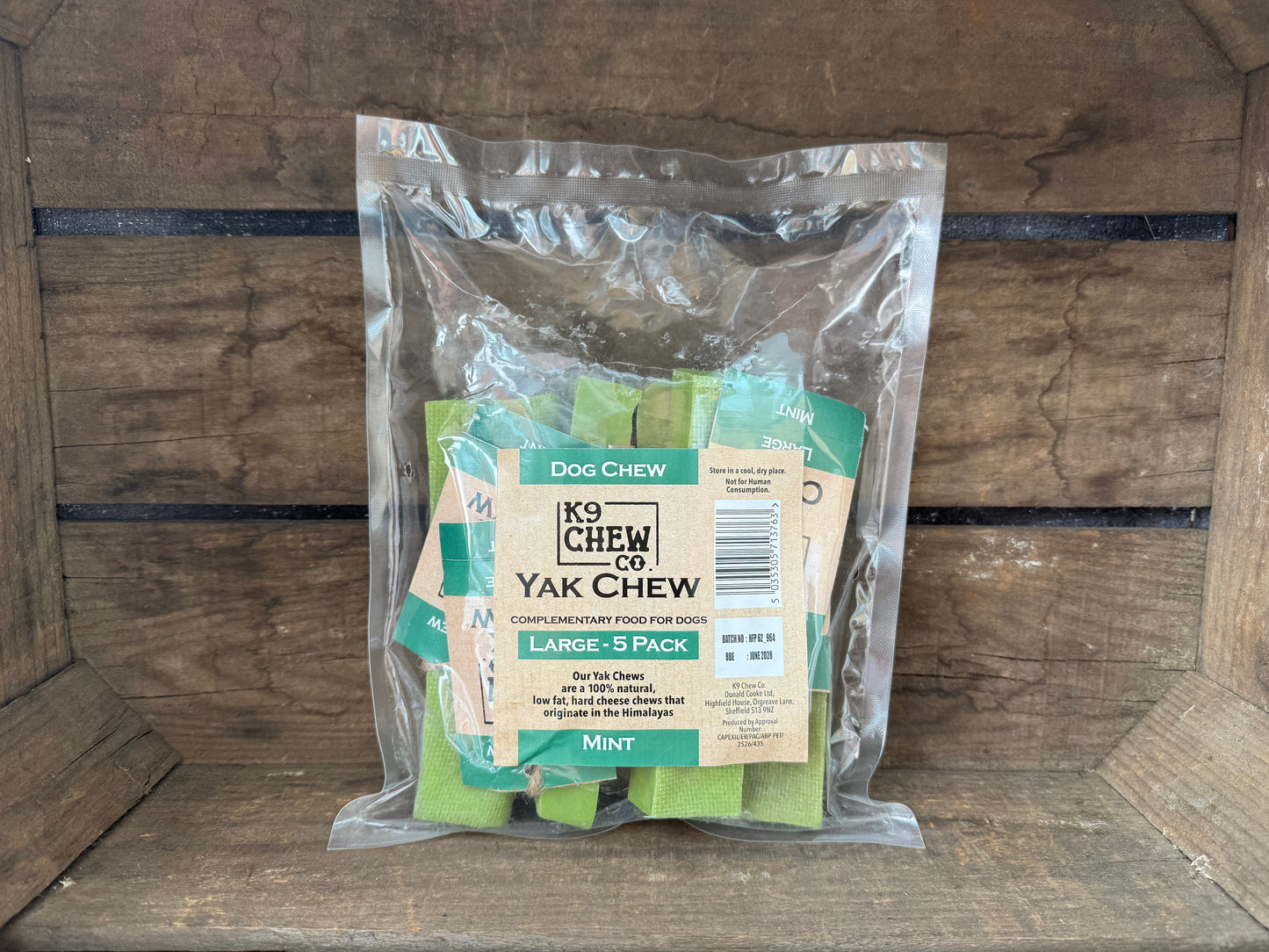Yak Chew Mint 5 pack