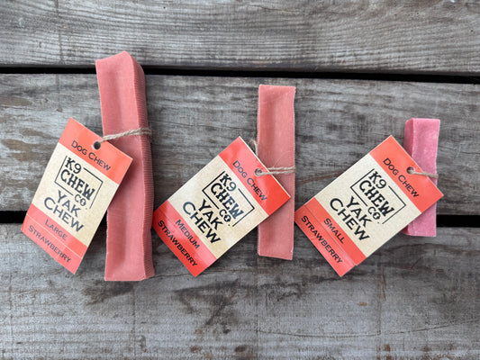 Yak Chew Strawberry 5 pack