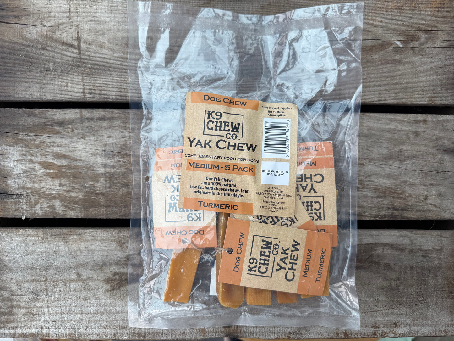 Yak Chew Turmeric 5 Pack