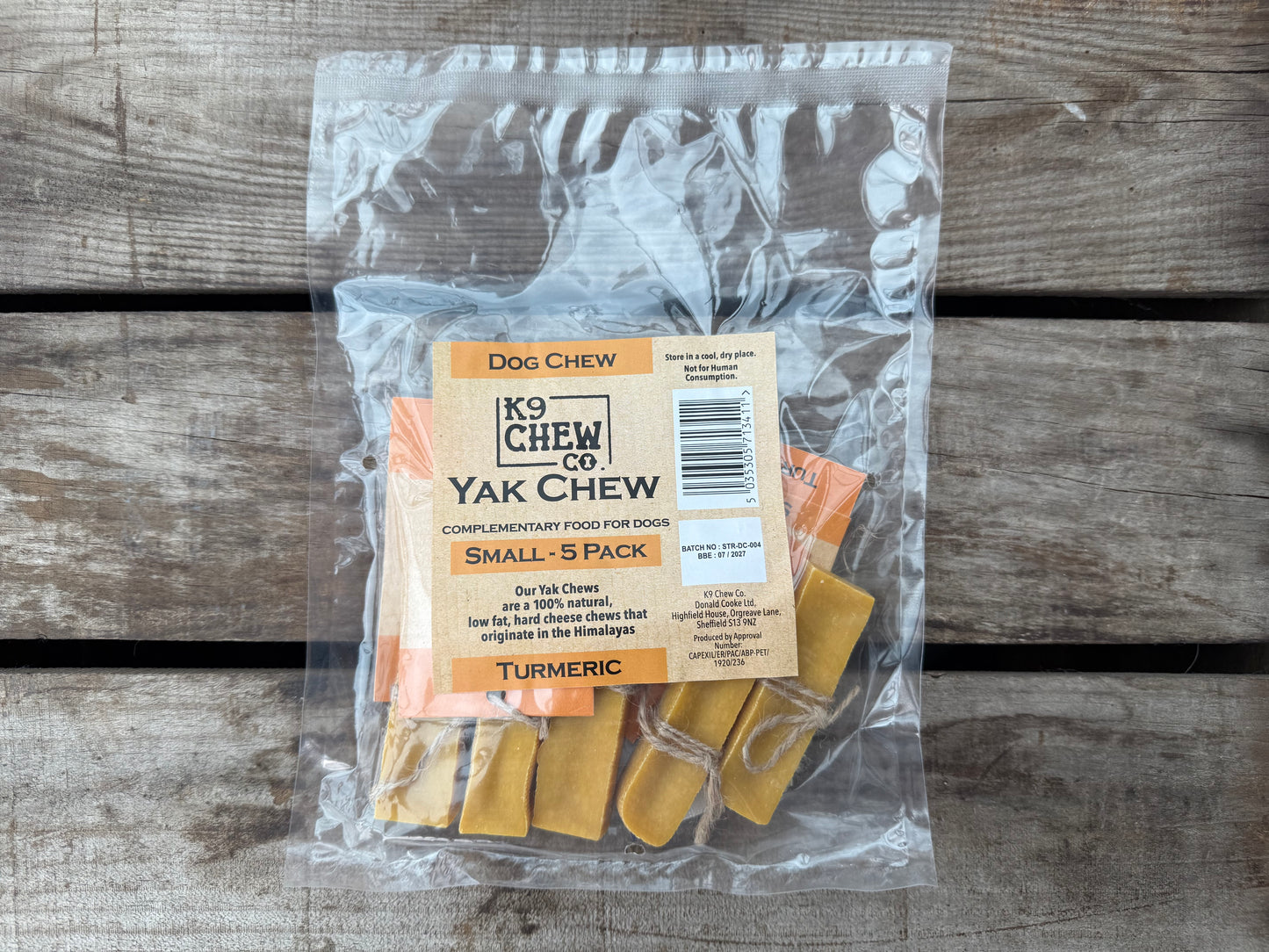 Yak Chew Turmeric 5 Pack