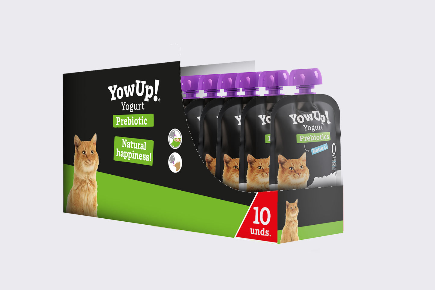 YowUp Cat Yogurt Prebiotics 85g 10 pack