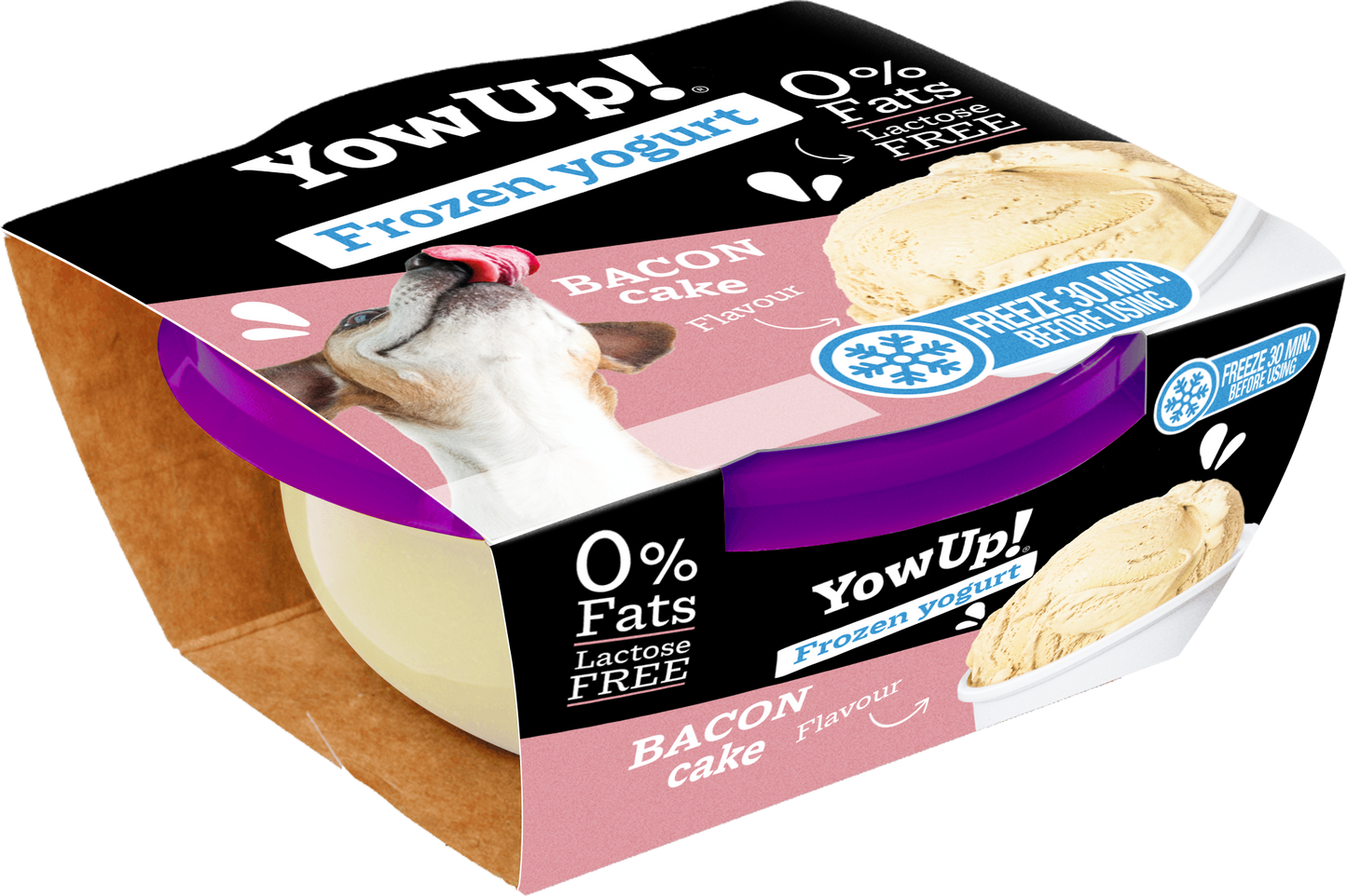 YowUp Ice Cream Yogurt Bacon Cake 110g 12 pack