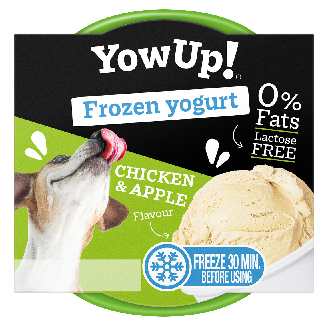 YowUp Ice Cream Yogurt Chicken & Apple 110g 12 pack