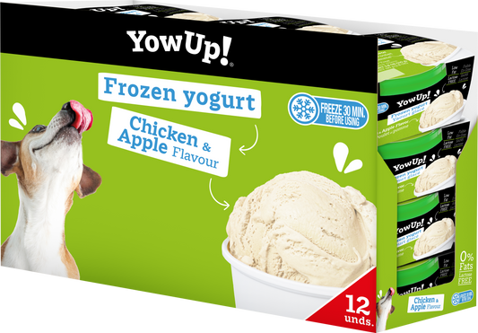 YowUp Ice Cream Yogurt Chicken & Apple 110g 12 pack