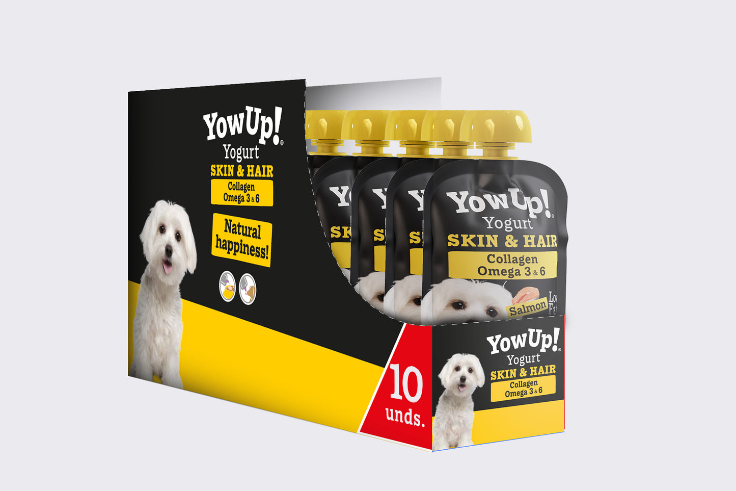 YowUp Dog Yogurt Skin & Hair 115g 10 pack